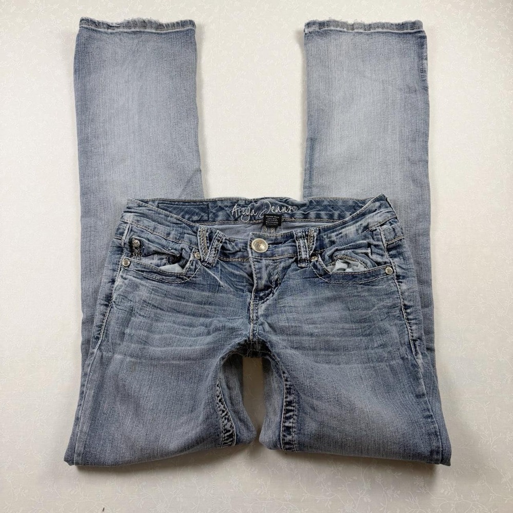 2000's Ariya Jeans Rhinestone Low Rise Bootcut- Size 4